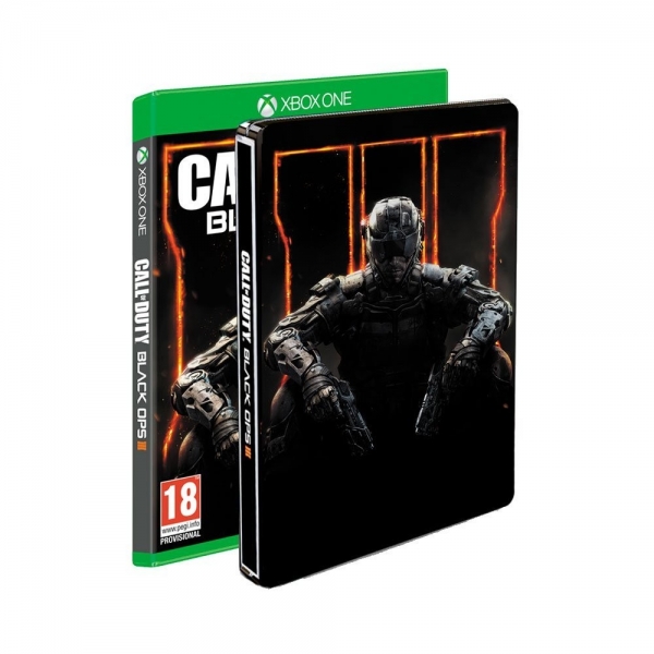 Call Of Duty Black Ops 3 III Game + Steelbook Xbox One Call Of Duty Black Ops 3 III Game + Steelbook Xbox One